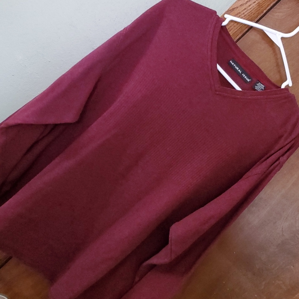 Mens lightweight v neck sweater